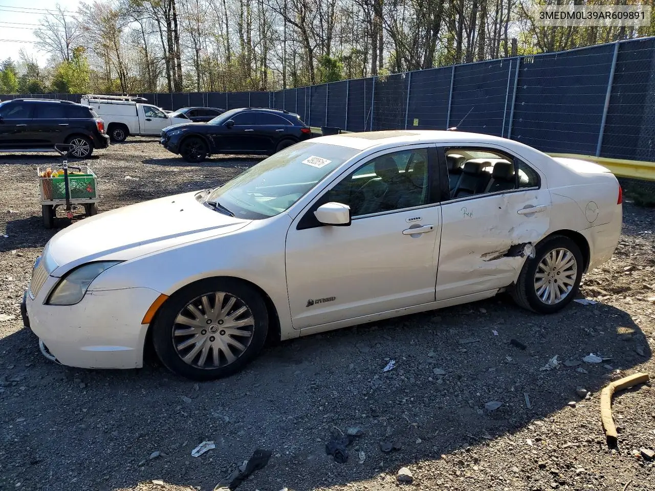 2010 Mercury Milan Hybrid VIN: 3MEDM0L39AR609891 Lot: 48920516