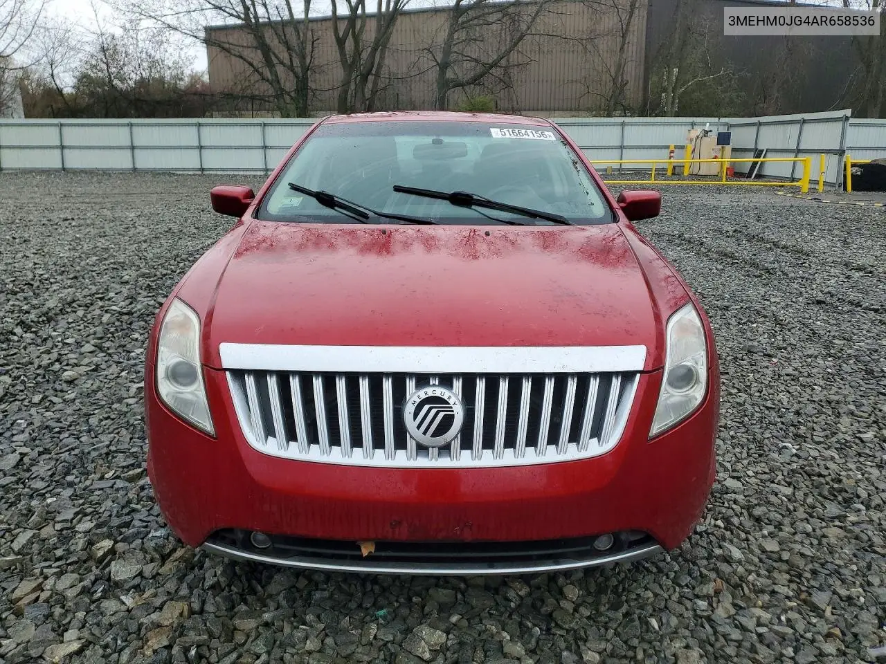 2010 Mercury Milan Premier VIN: 3MEHM0JG4AR658536 Lot: 51664156