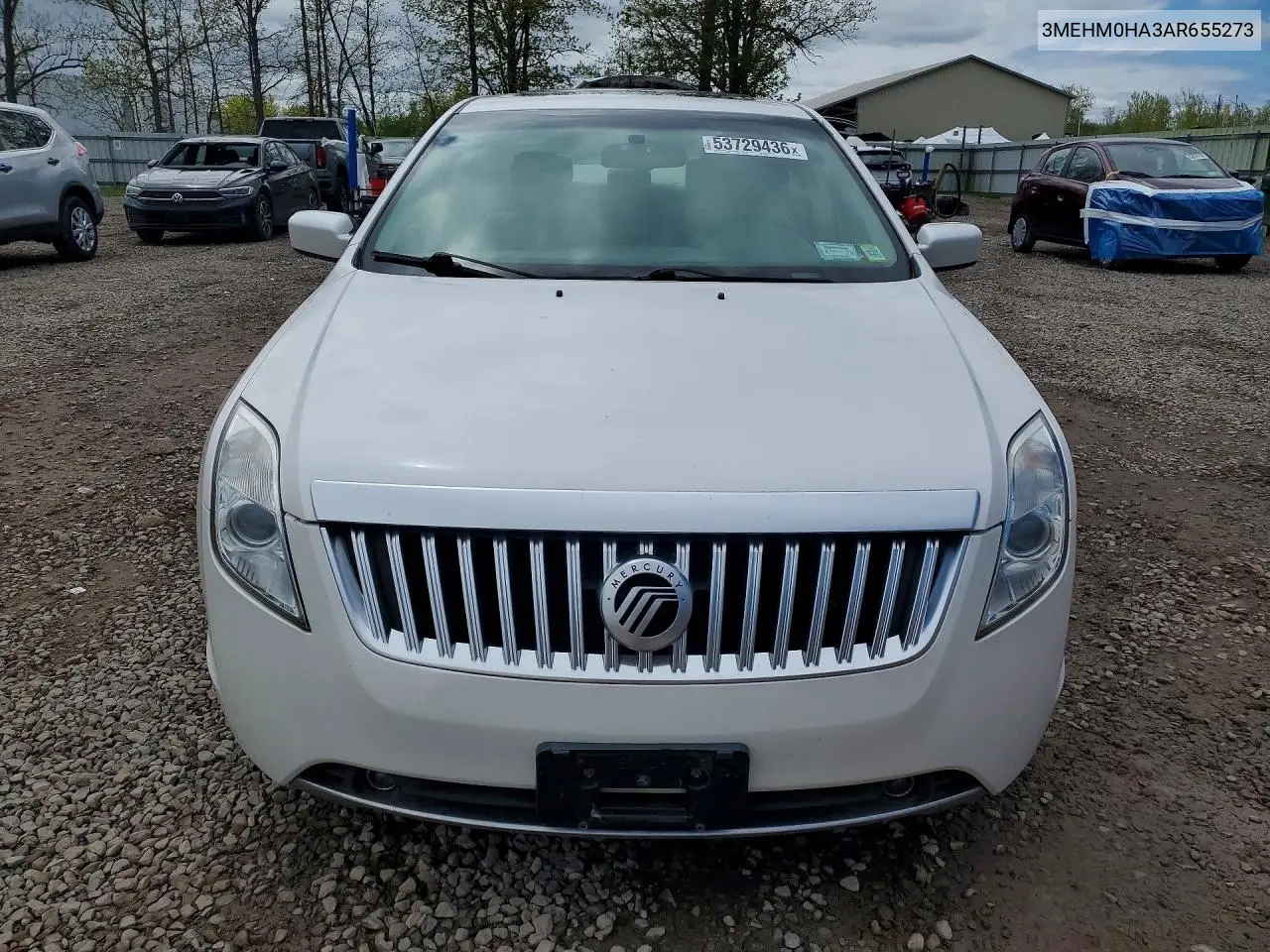 2010 Mercury Milan VIN: 3MEHM0HA3AR655273 Lot: 53729436