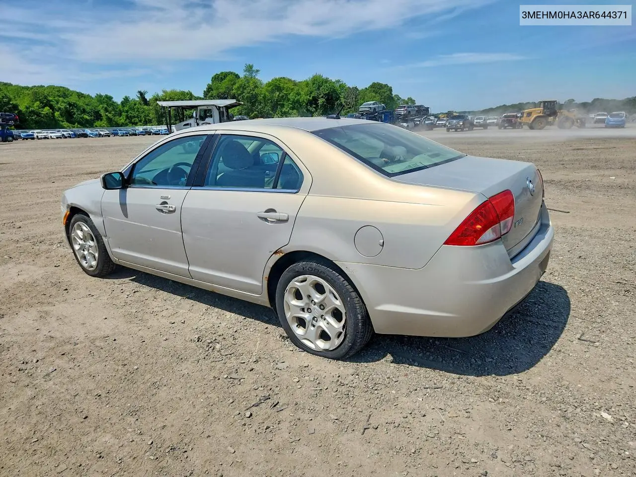 2010 Mercury Milan VIN: 3MEHM0HA3AR644371 Lot: 56074626