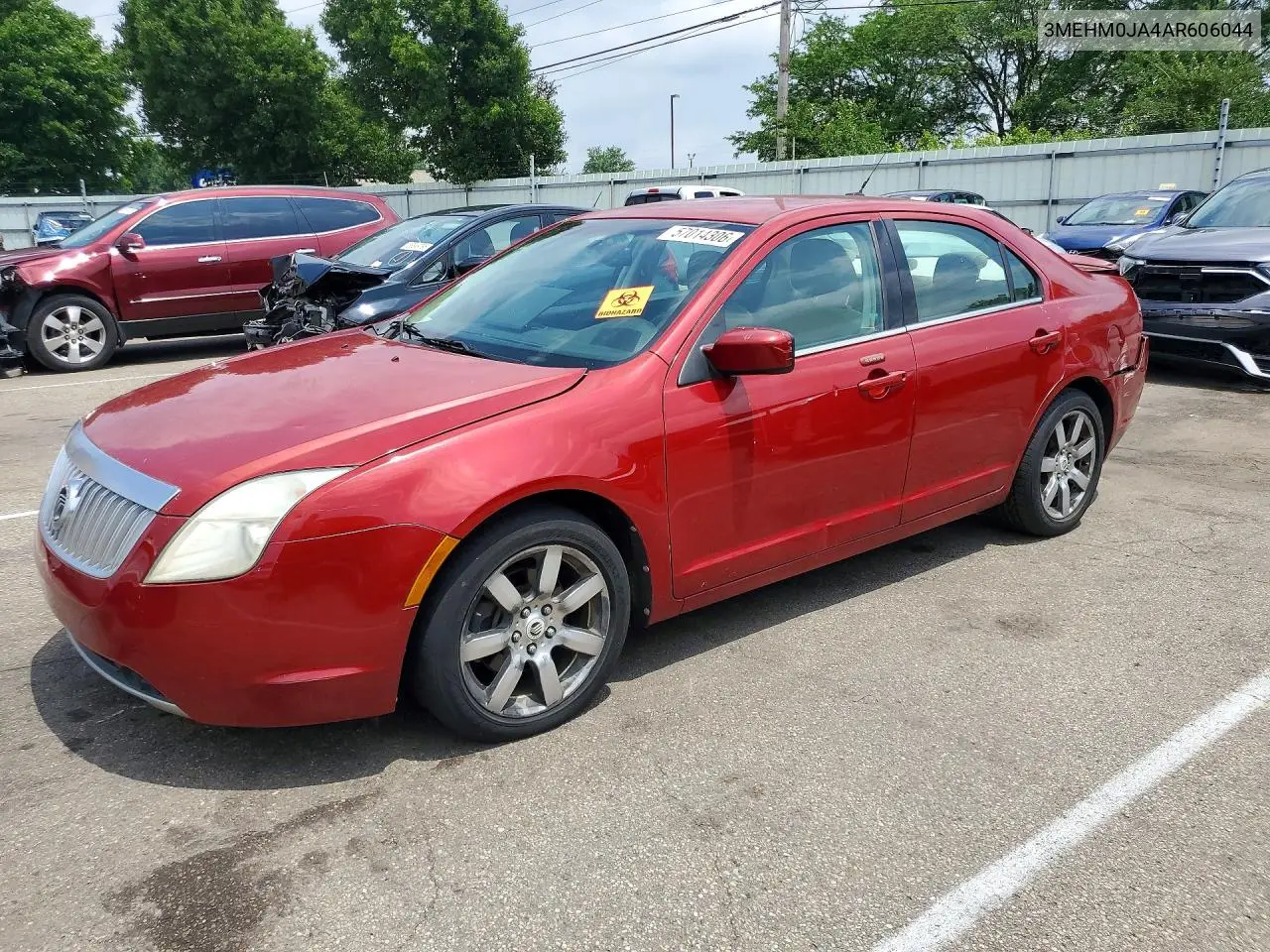 2010 Mercury Milan Premier VIN: 3MEHM0JA4AR606044 Lot: 57014306