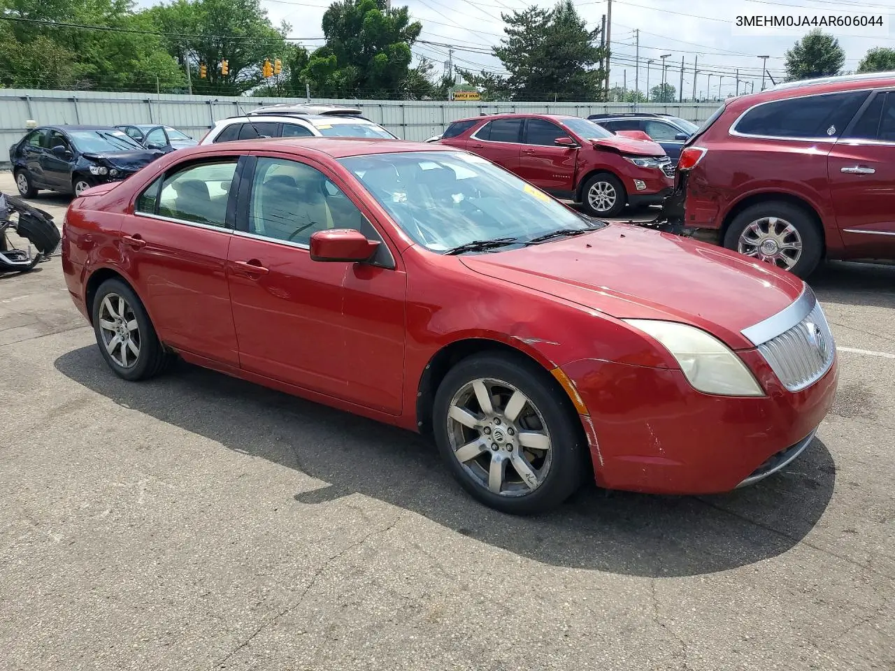 2010 Mercury Milan Premier VIN: 3MEHM0JA4AR606044 Lot: 57014306