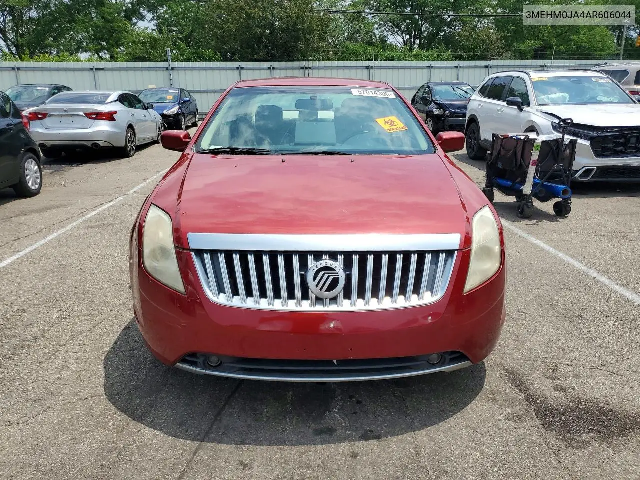 2010 Mercury Milan Premier VIN: 3MEHM0JA4AR606044 Lot: 57014306