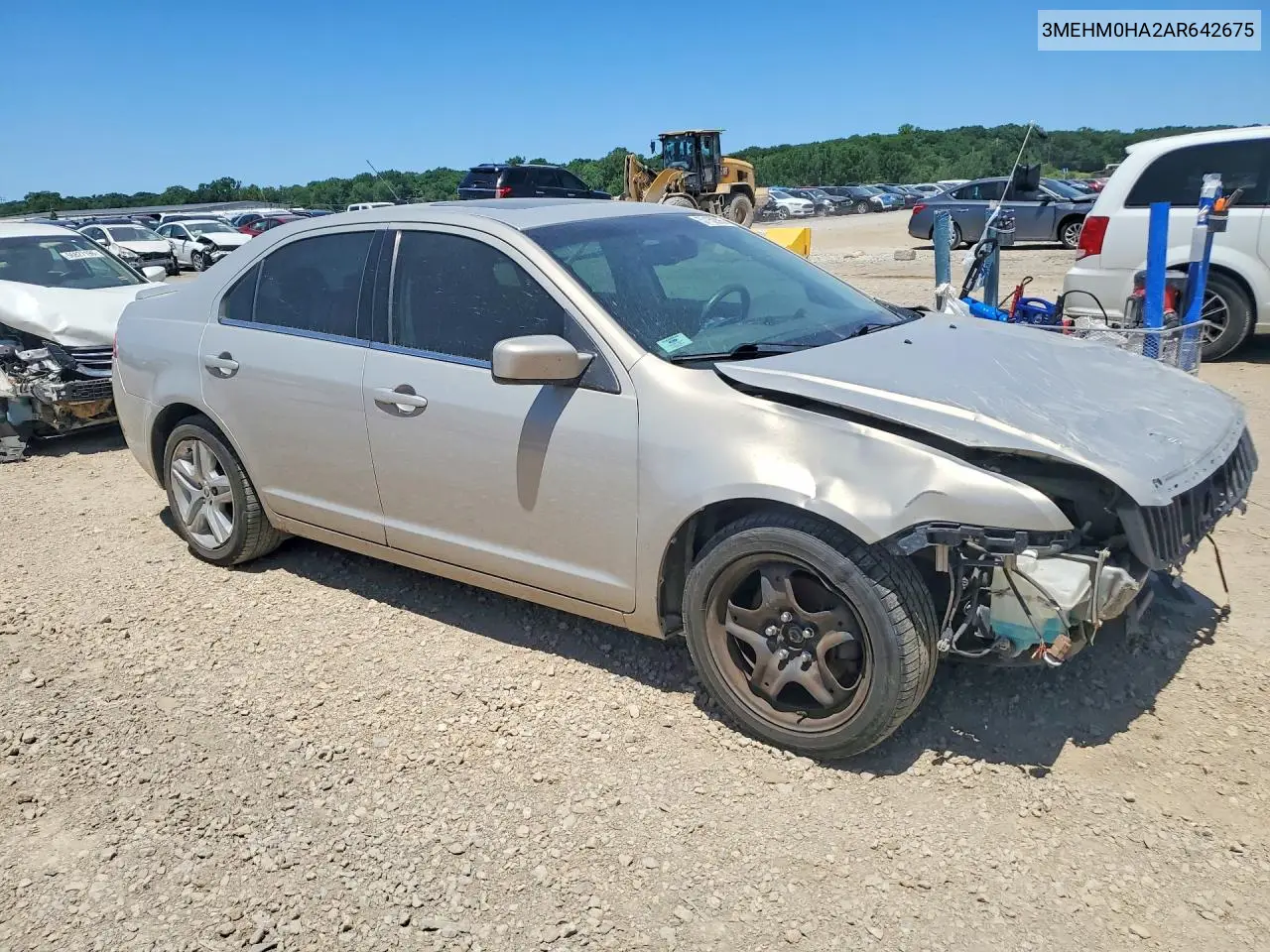 2010 Mercury Milan Fwd VIN: 3MEHM0HA2AR642675 Lot: 57152396