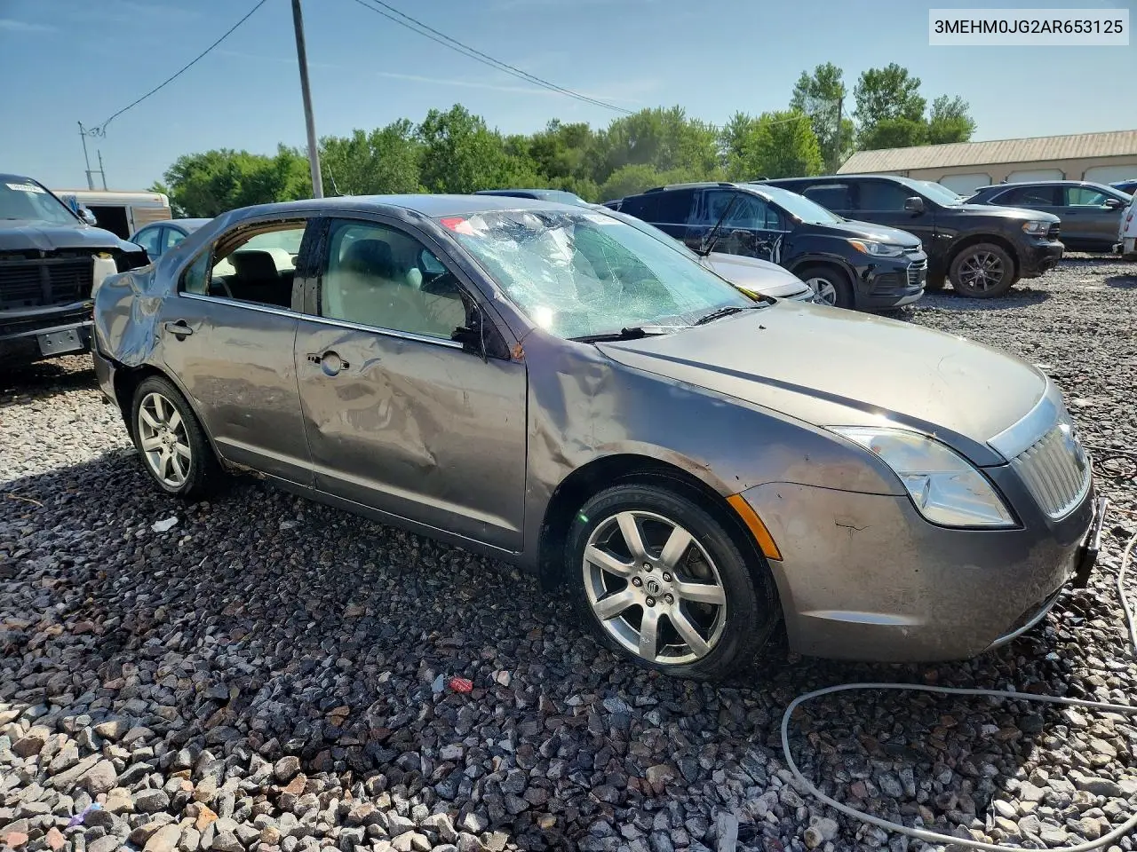 2010 Mercury Milan Premier VIN: 3MEHM0JG2AR653125 Lot: 58742596