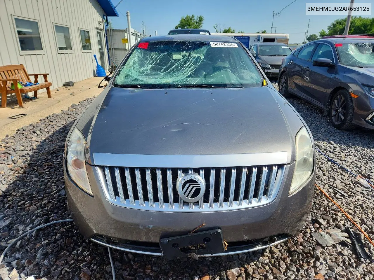 2010 Mercury Milan Premier VIN: 3MEHM0JG2AR653125 Lot: 58742596