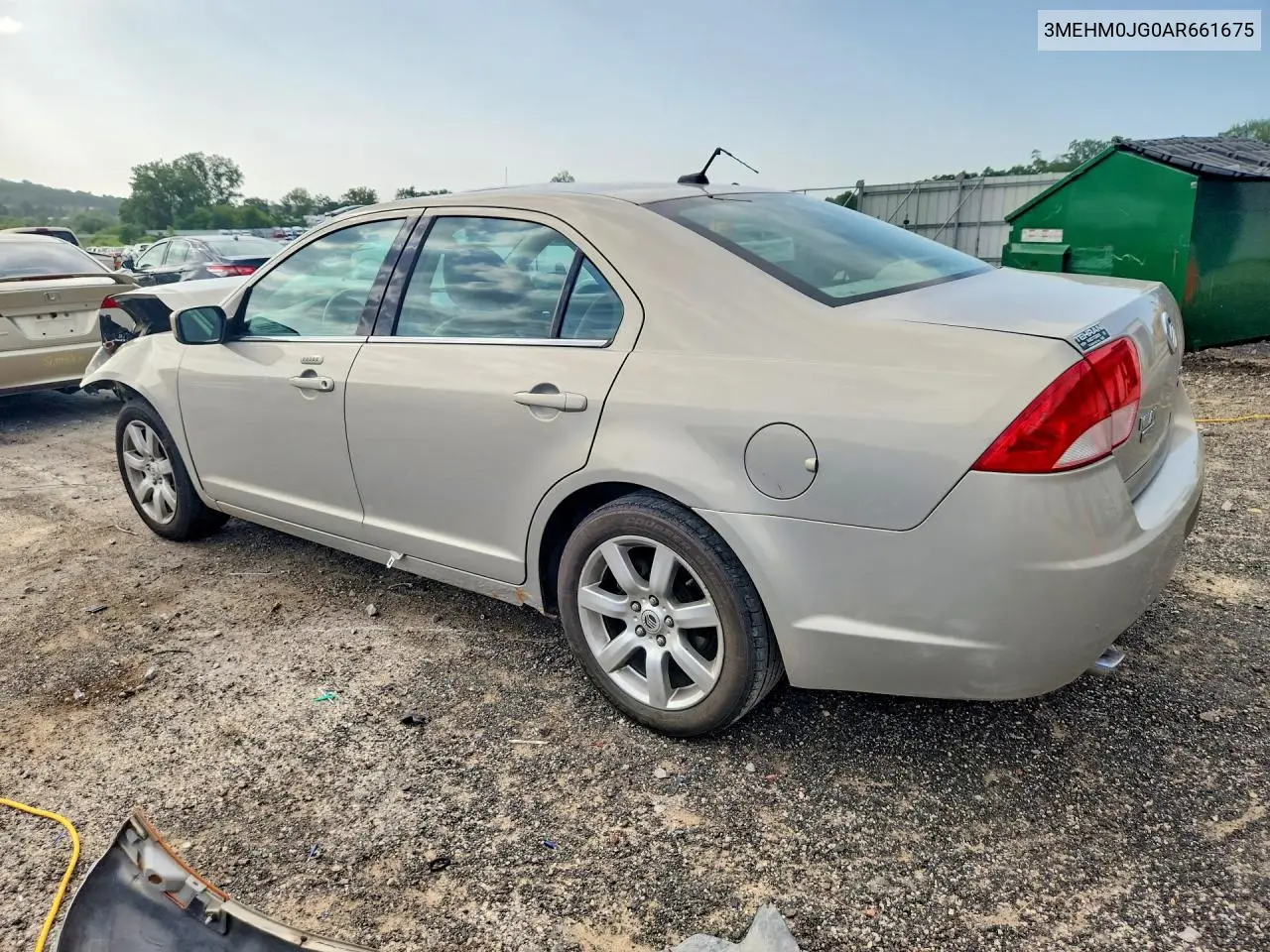 2010 Mercury Milan Premier VIN: 3MEHM0JG0AR661675 Lot: 59153276