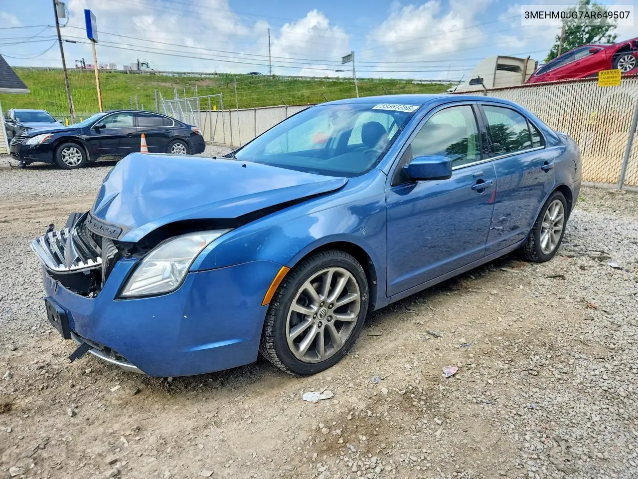 2010 Mercury Milan Premier VIN: 3MEHM0JG7AR649507 Lot: 59381256