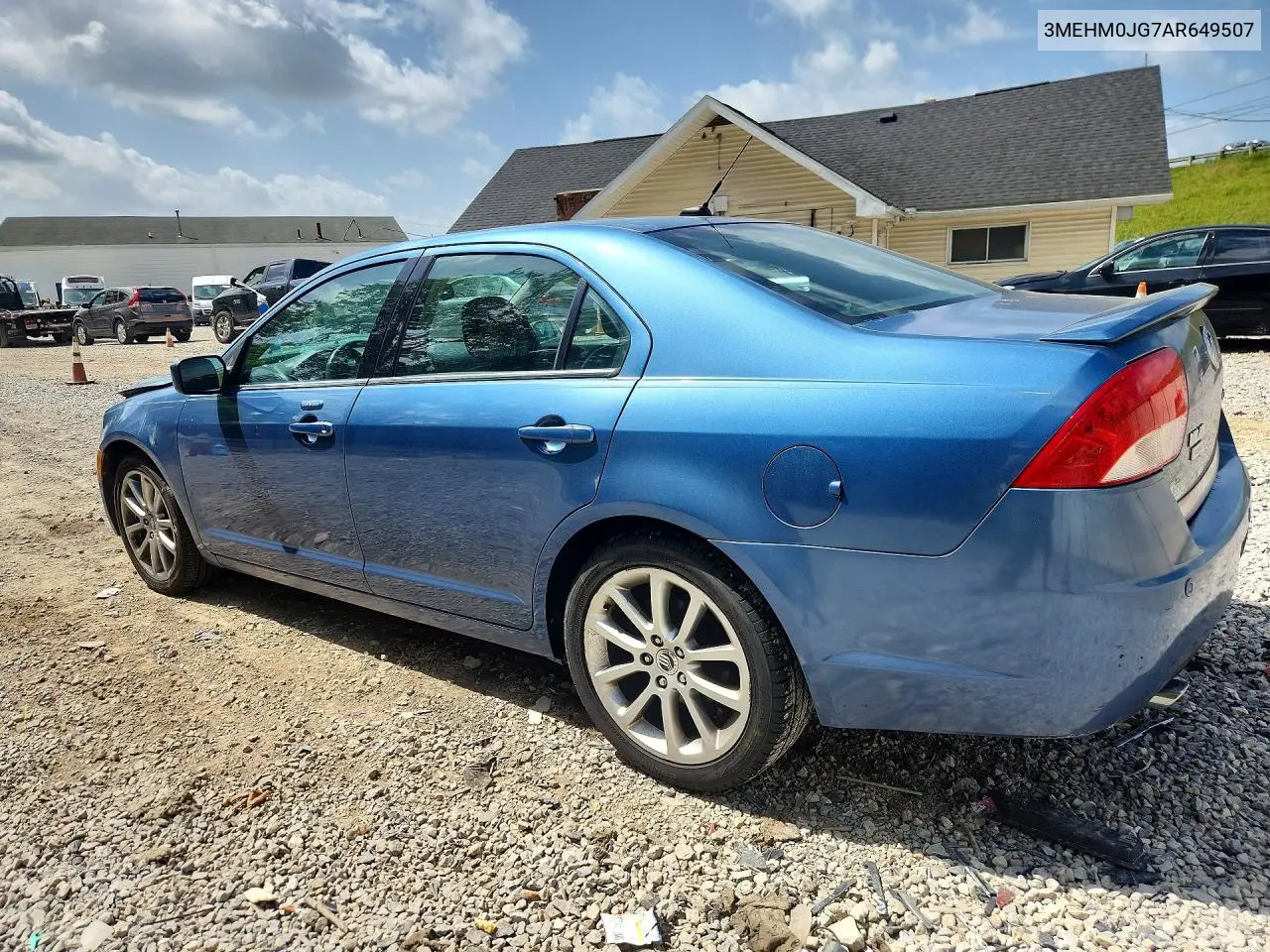 2010 Mercury Milan Premier VIN: 3MEHM0JG7AR649507 Lot: 59381256