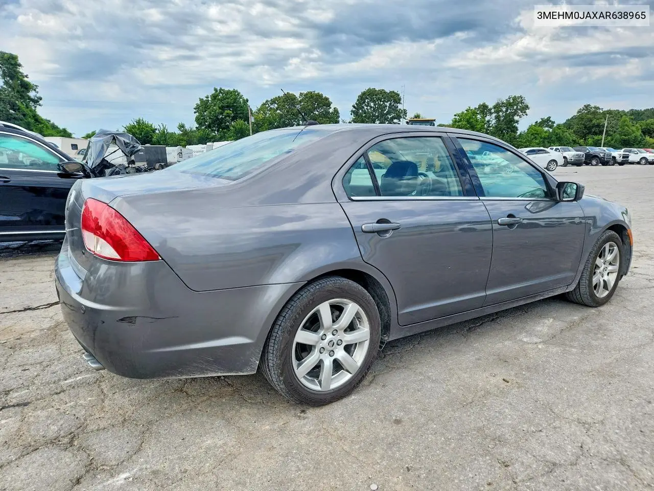 2010 Mercury Milan Premier VIN: 3MEHM0JAXAR638965 Lot: 59777006