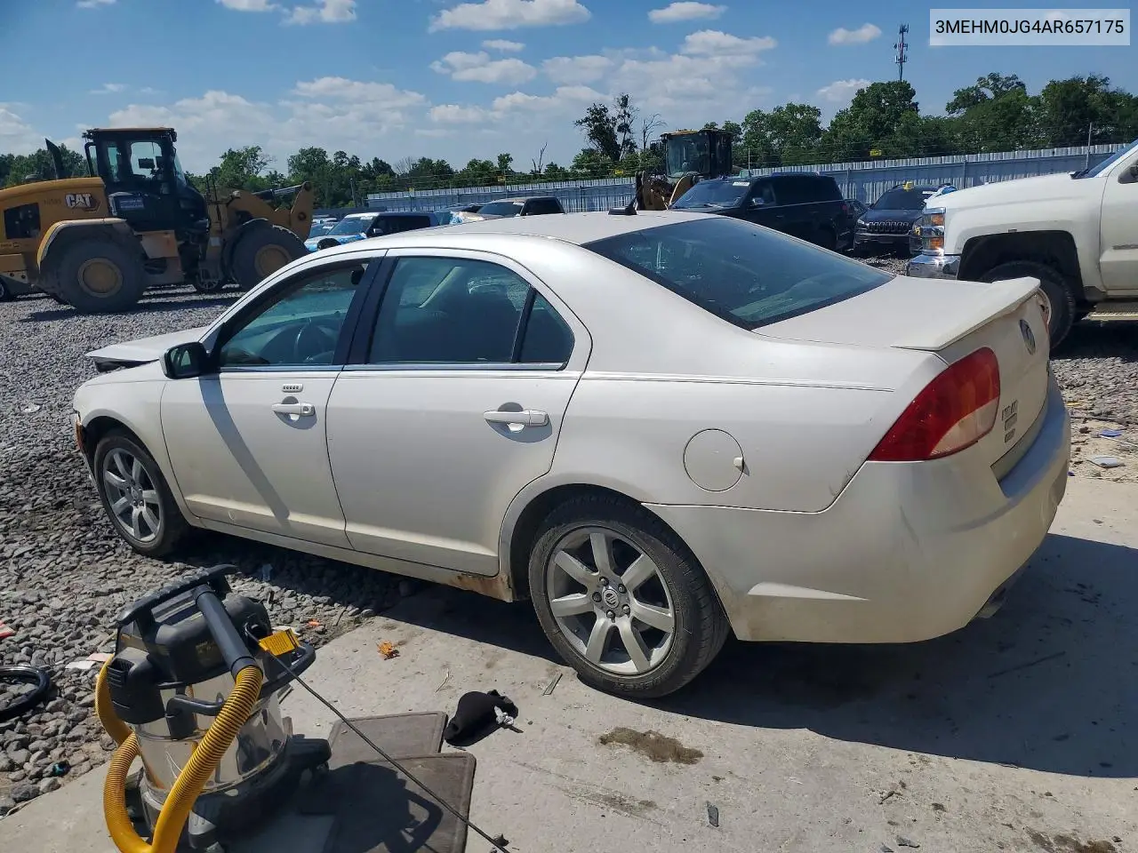 2010 Mercury Milan Premier VIN: 3MEHM0JG4AR657175 Lot: 59895156
