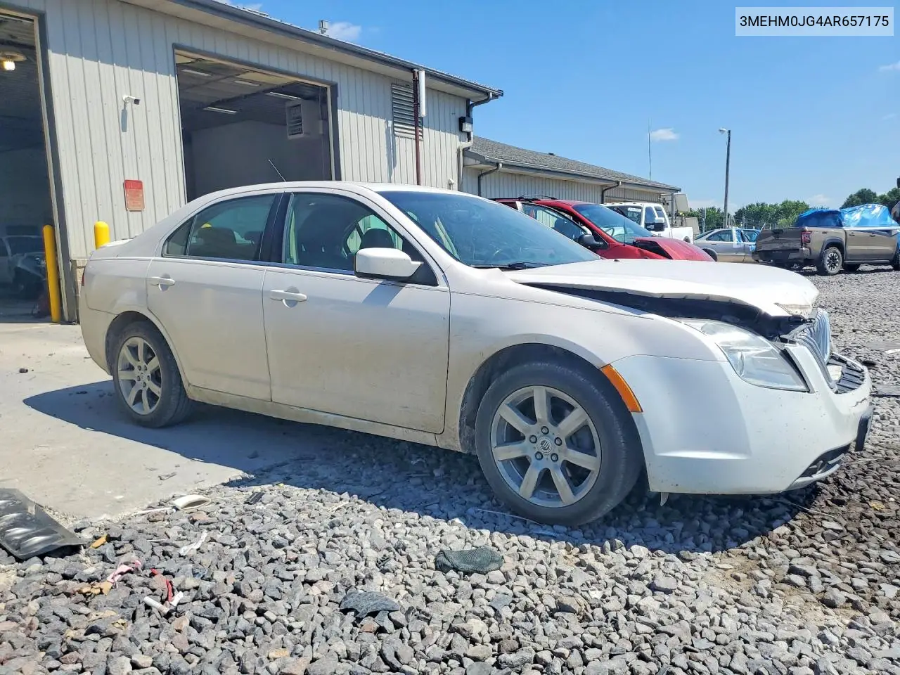 2010 Mercury Milan Premier VIN: 3MEHM0JG4AR657175 Lot: 59895156