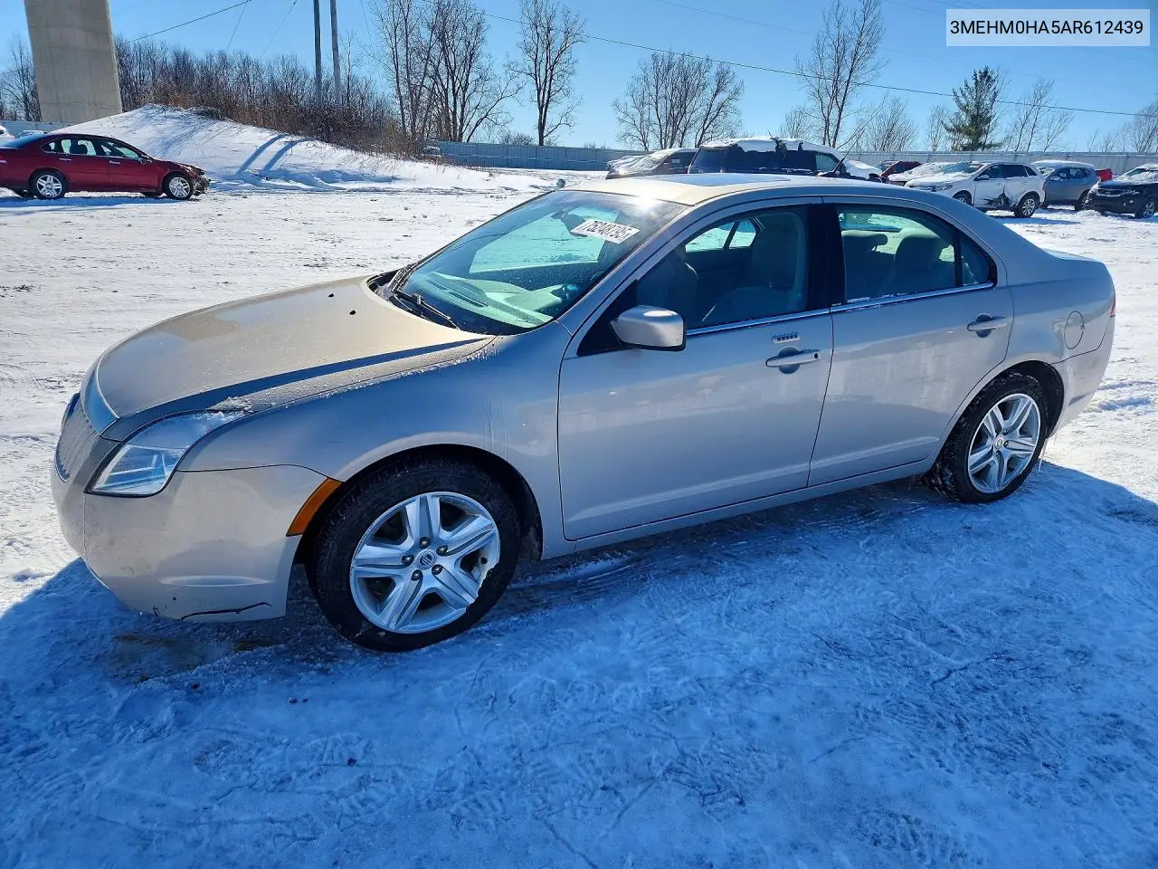 2010 Mercury Milan VIN: 3MEHM0HA5AR612439 Lot: 75248795