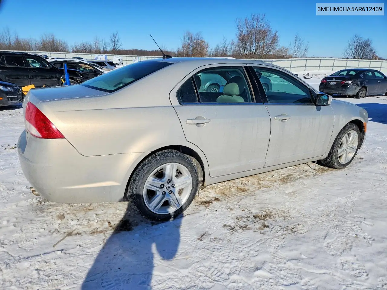 2010 Mercury Milan VIN: 3MEHM0HA5AR612439 Lot: 75248795