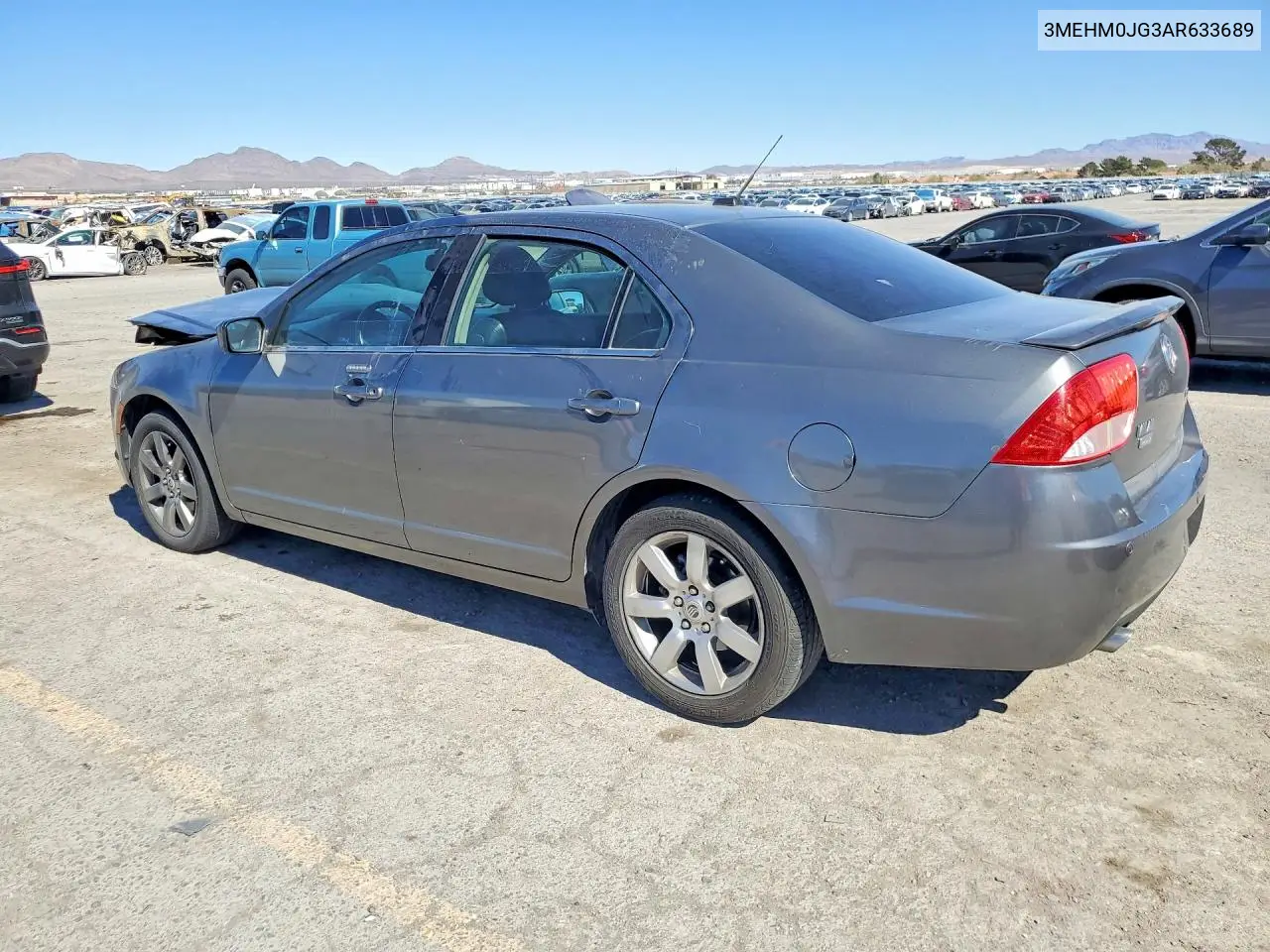 2010 Merc Milan Premier VIN: 3MEHM0JG3AR633689 Lot: 79732895