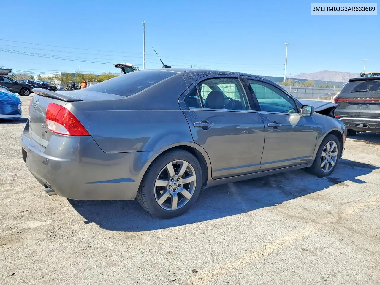 2010 Merc Milan Premier VIN: 3MEHM0JG3AR633689 Lot: 79732895