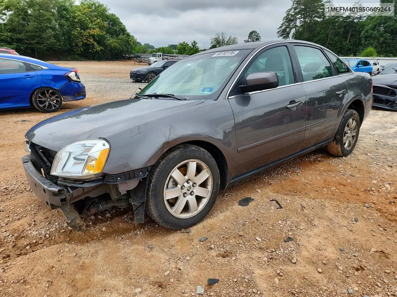 2005 Mercury Montego Luxury VIN: 1MEFM40195G609244 Lot: 60783196