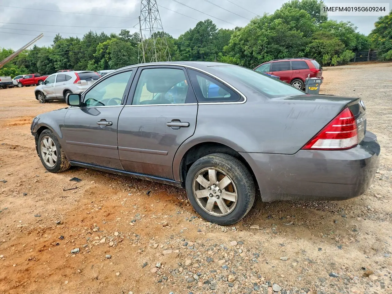 2005 Mercury Montego Luxury VIN: 1MEFM40195G609244 Lot: 60783196