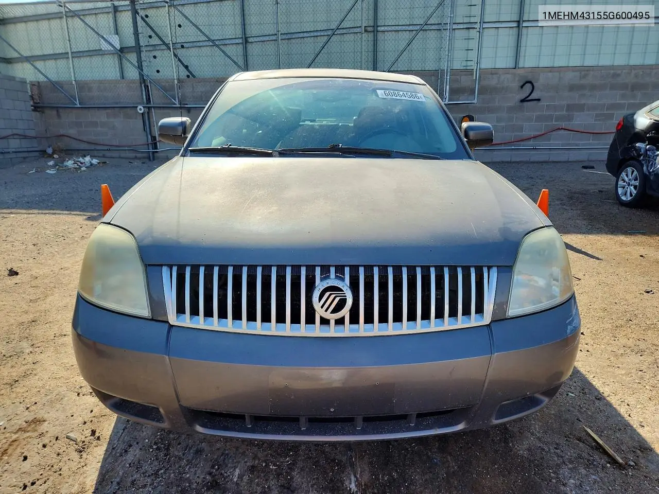 2005 Mercury Montego Premier VIN: 1MEHM43155G600495 Lot: 60864586