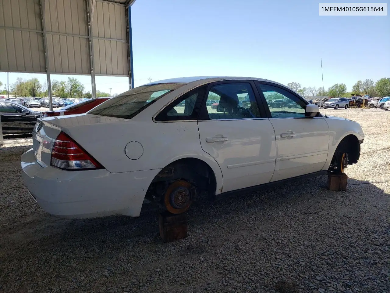 2005 Mercury Montego Luxury VIN: 1MEFM40105G615644 Lot: 64929575