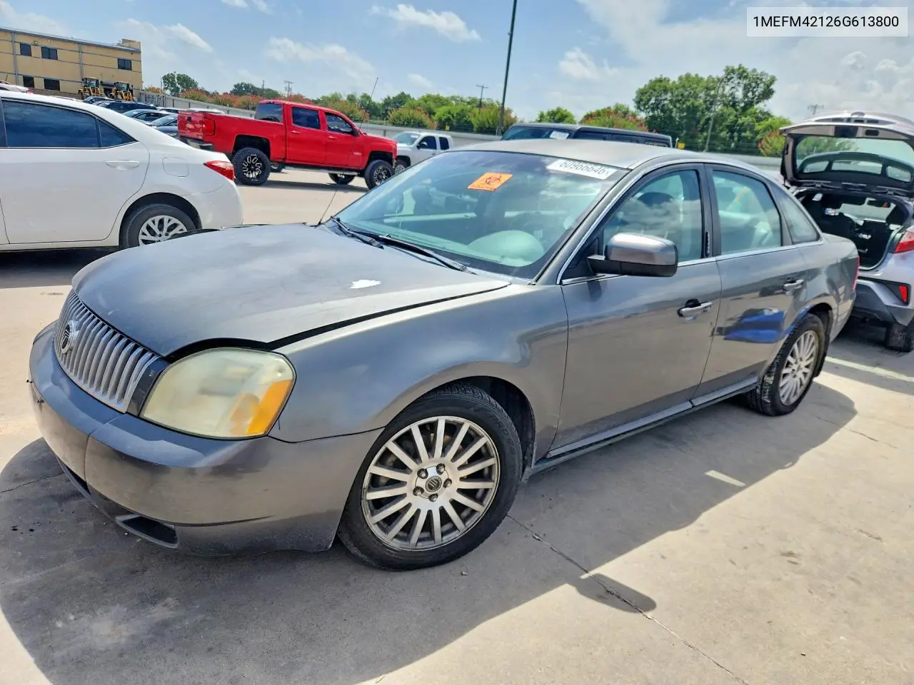 2006 Mercury Montego Premier VIN: 1MEFM42126G613800 Lot: 60966646