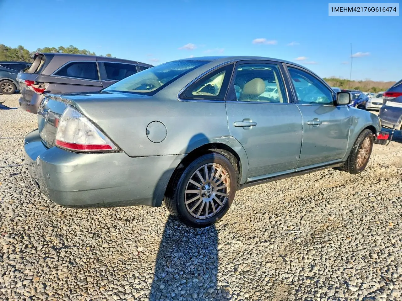 2006 Mercury Montego Premier VIN: 1MEHM42176G616474 Lot: 99883155