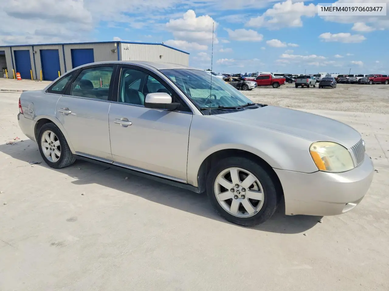 2007 Mercury Montego Luxury VIN: 1MEFM40197G603477 Lot: 54297196