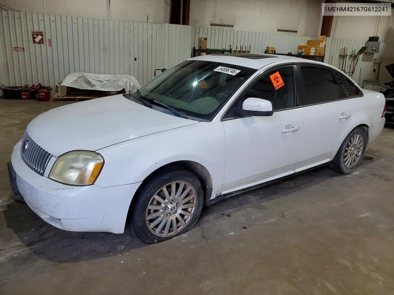 2007 Mercury Montego Premier VIN: 1MEHM42167G612241 Lot: 54996746
