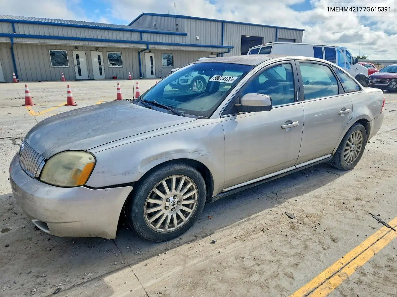 2007 Mercury Montego Premier VIN: 1MEHM42177G615391 Lot: 60844126