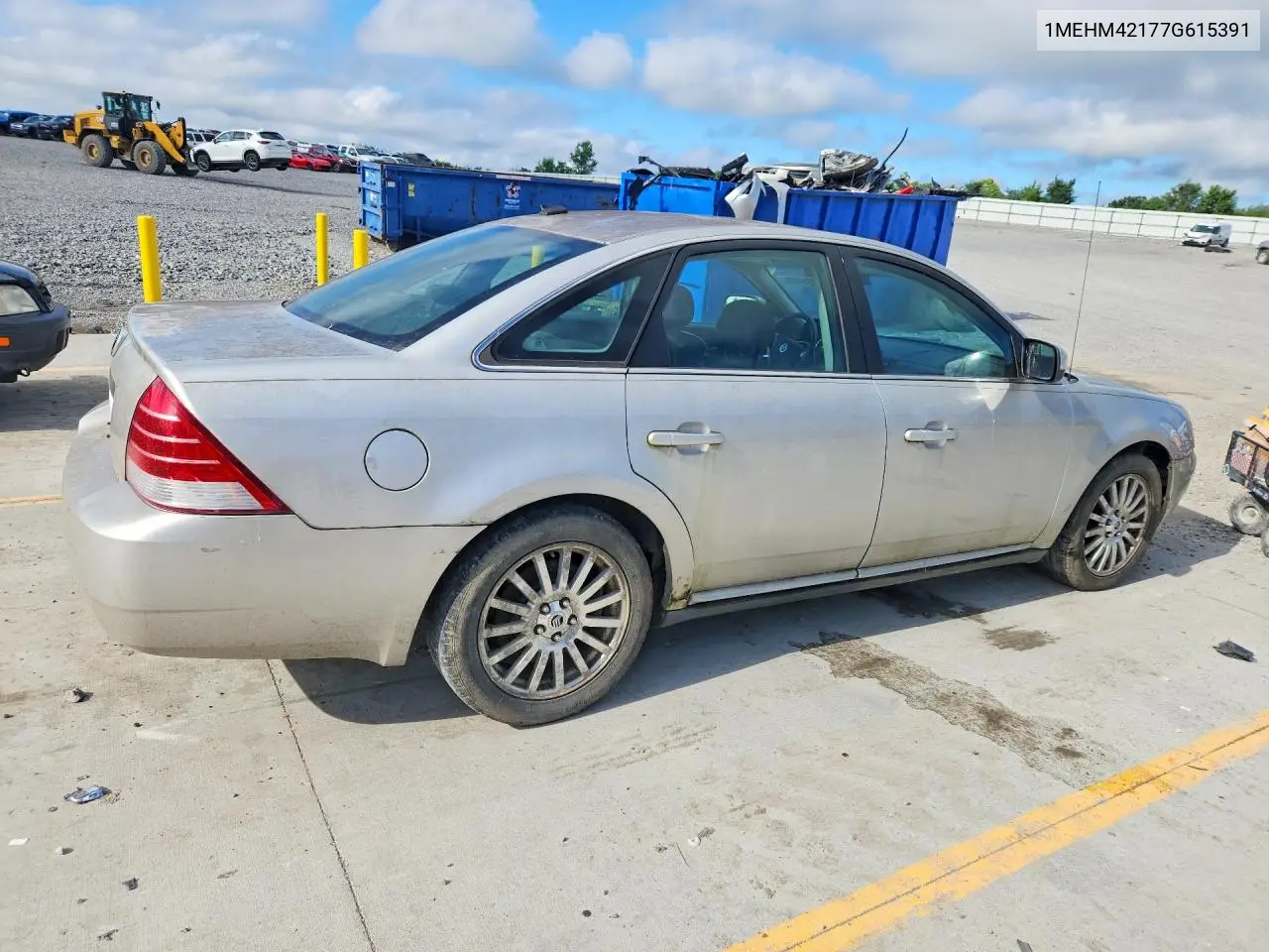 2007 Mercury Montego Premier VIN: 1MEHM42177G615391 Lot: 60844126