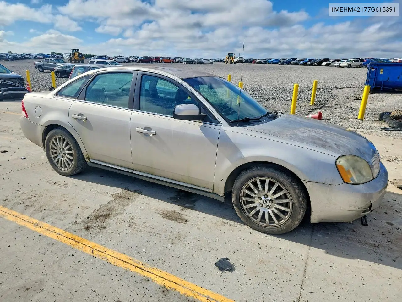 2007 Mercury Montego Premier VIN: 1MEHM42177G615391 Lot: 60844126