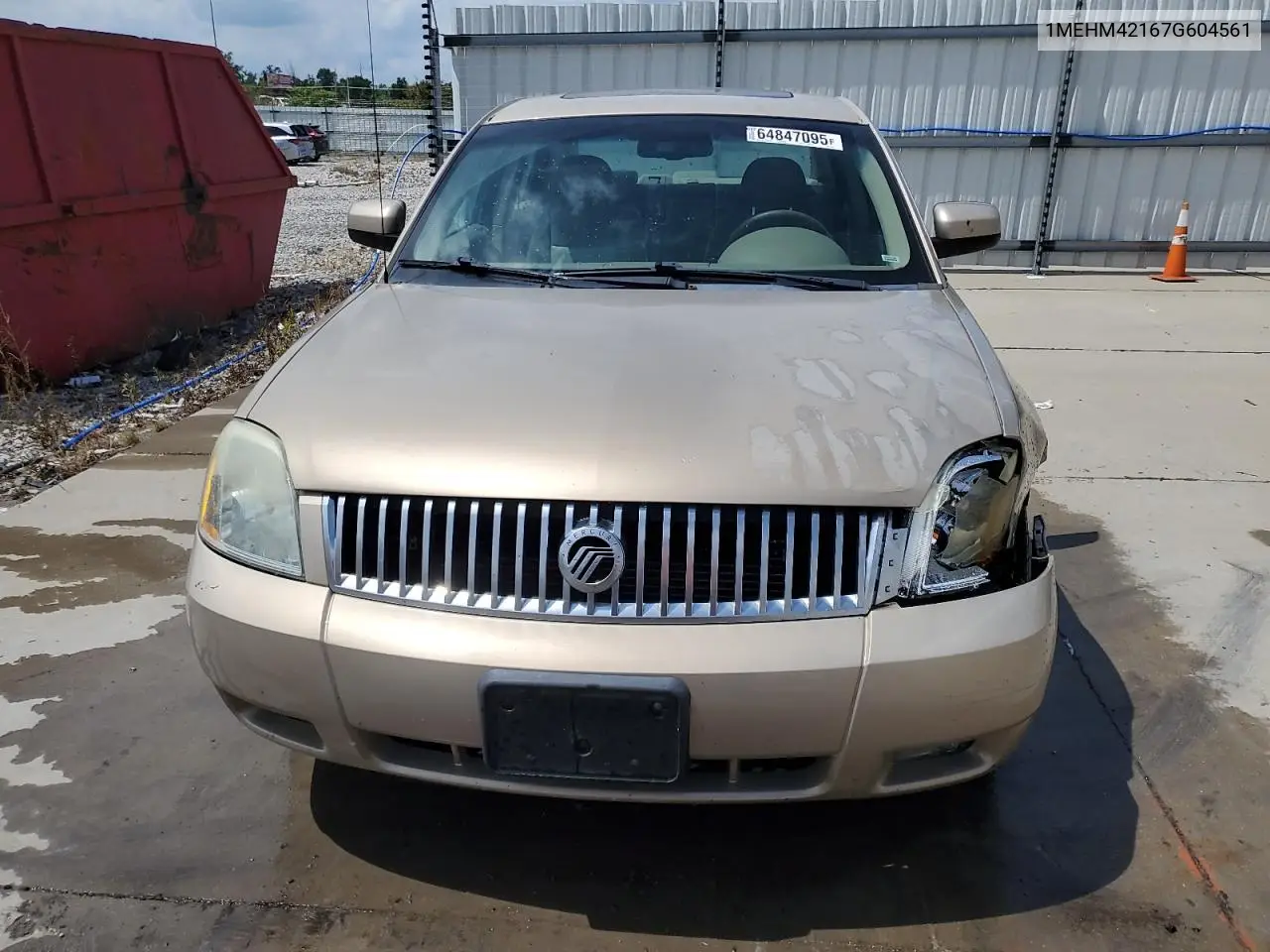 2007 Mercury Montego Premier VIN: 1MEHM42167G604561 Lot: 64847095