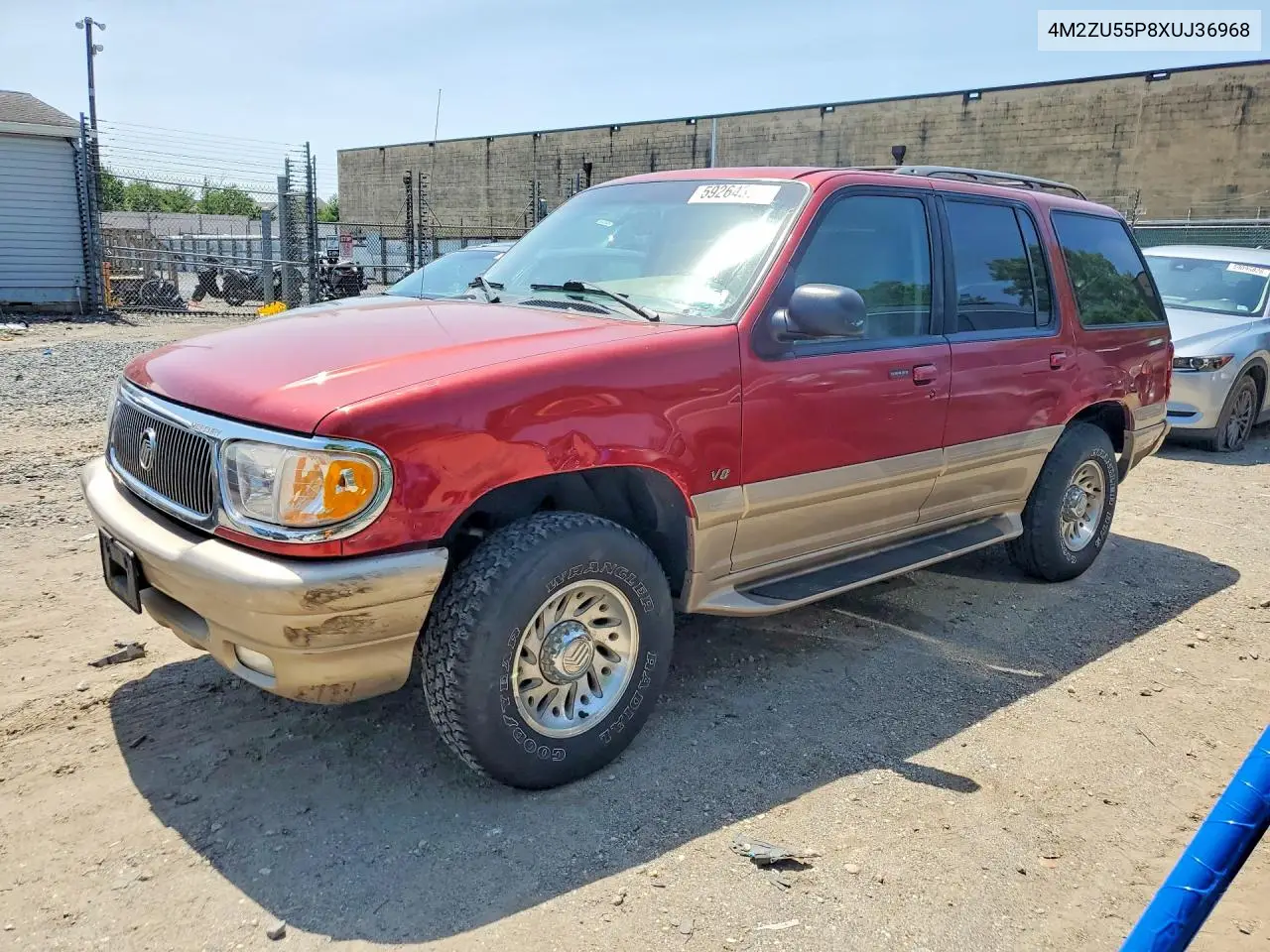 1999 Mercury Mountaineer VIN: 4M2ZU55P8XUJ36968 Lot: 59264366