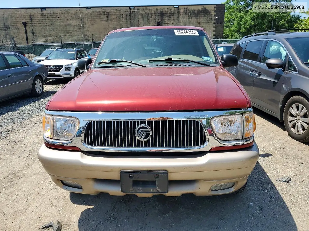 1999 Mercury Mountaineer VIN: 4M2ZU55P8XUJ36968 Lot: 59264366