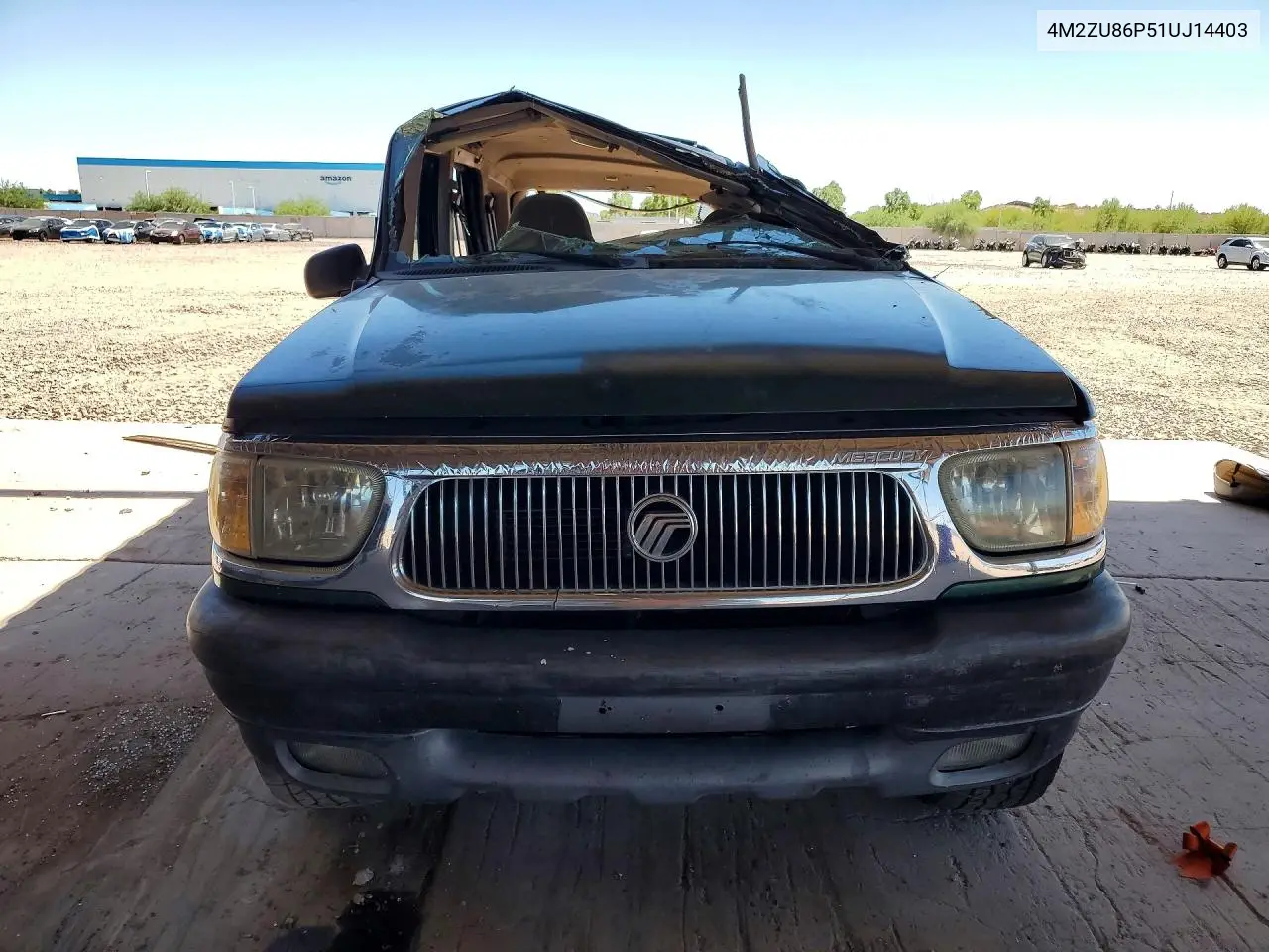 2001 Mercury Mountaineer VIN: 4M2ZU86P51UJ14403 Lot: 59707576