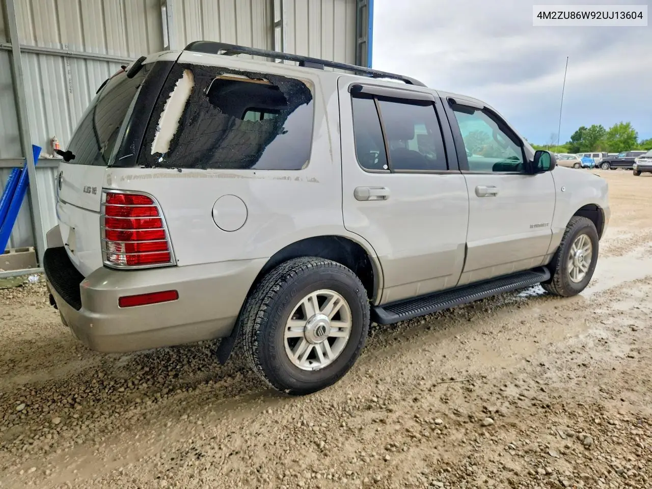 2002 Mercury Mountaineer VIN: 4M2ZU86W92UJ13604 Lot: 57265786