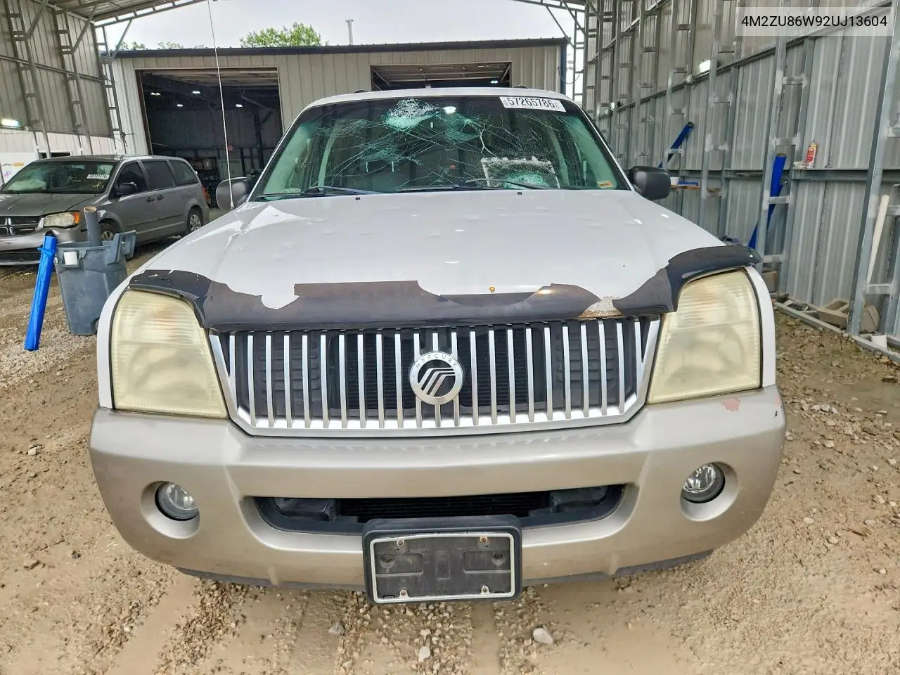 2002 Mercury Mountaineer VIN: 4M2ZU86W92UJ13604 Lot: 57265786