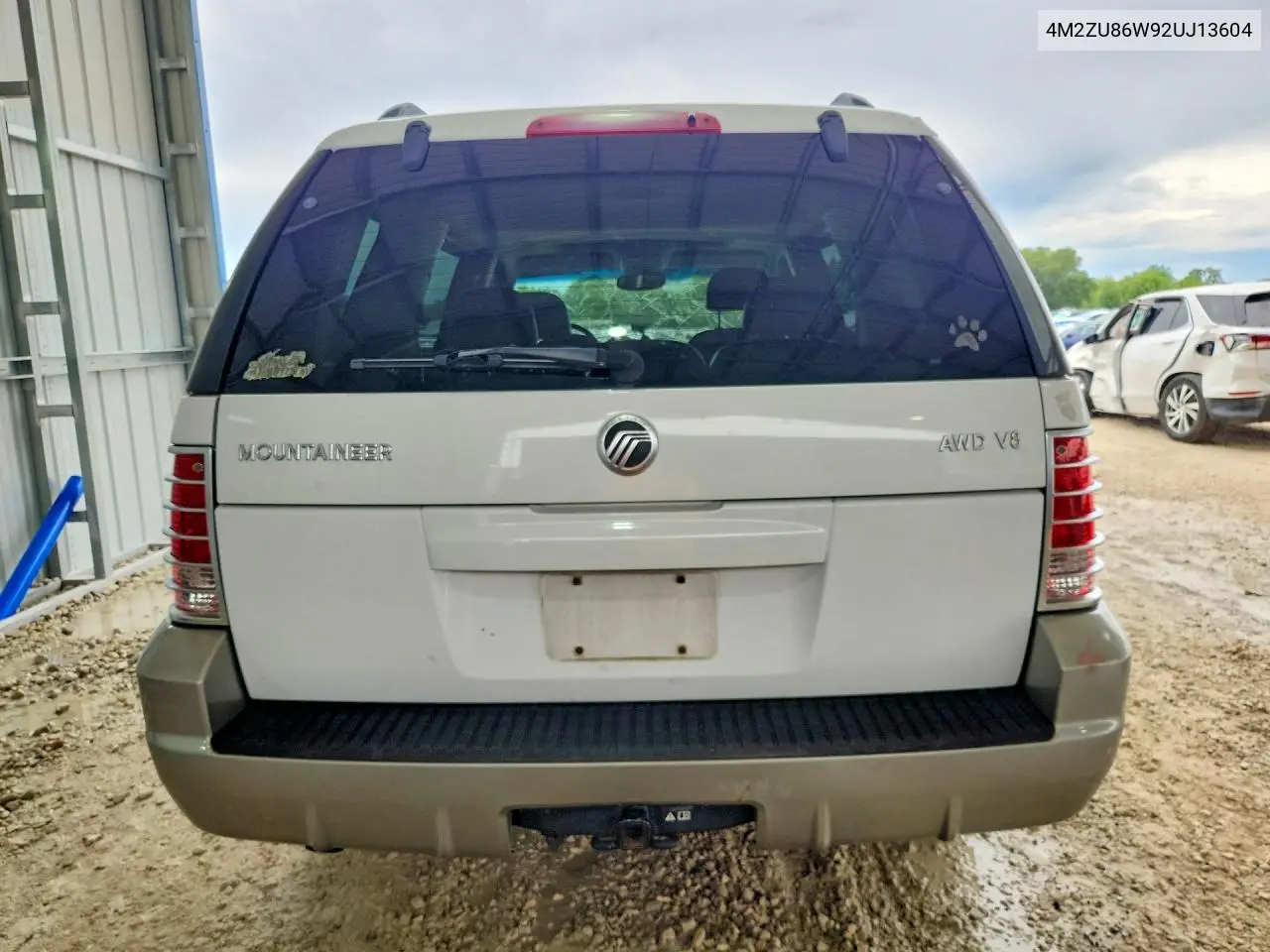 2002 Mercury Mountaineer VIN: 4M2ZU86W92UJ13604 Lot: 57265786