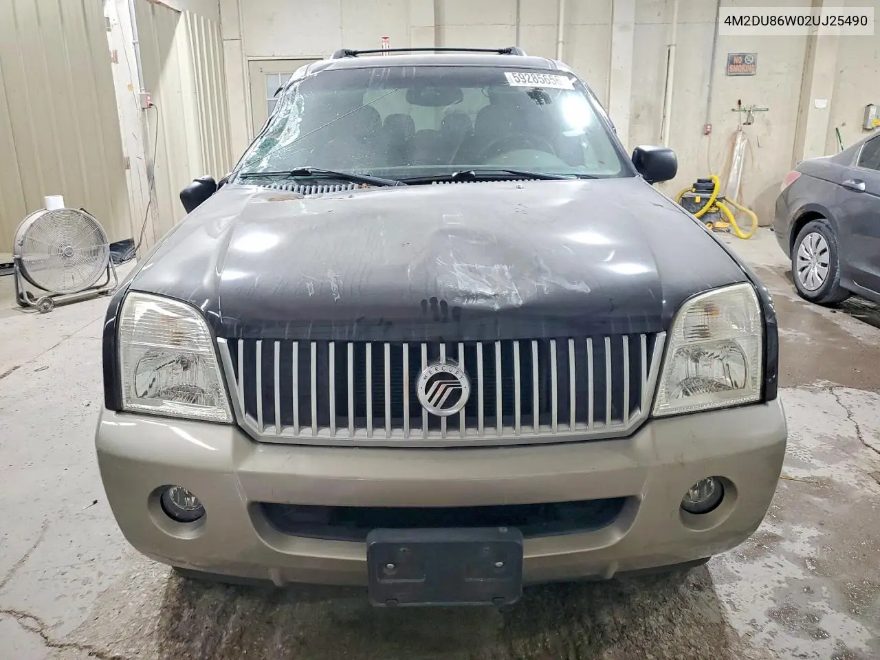 2002 Mercury Mountaineer VIN: 4M2DU86W02UJ25490 Lot: 59285656