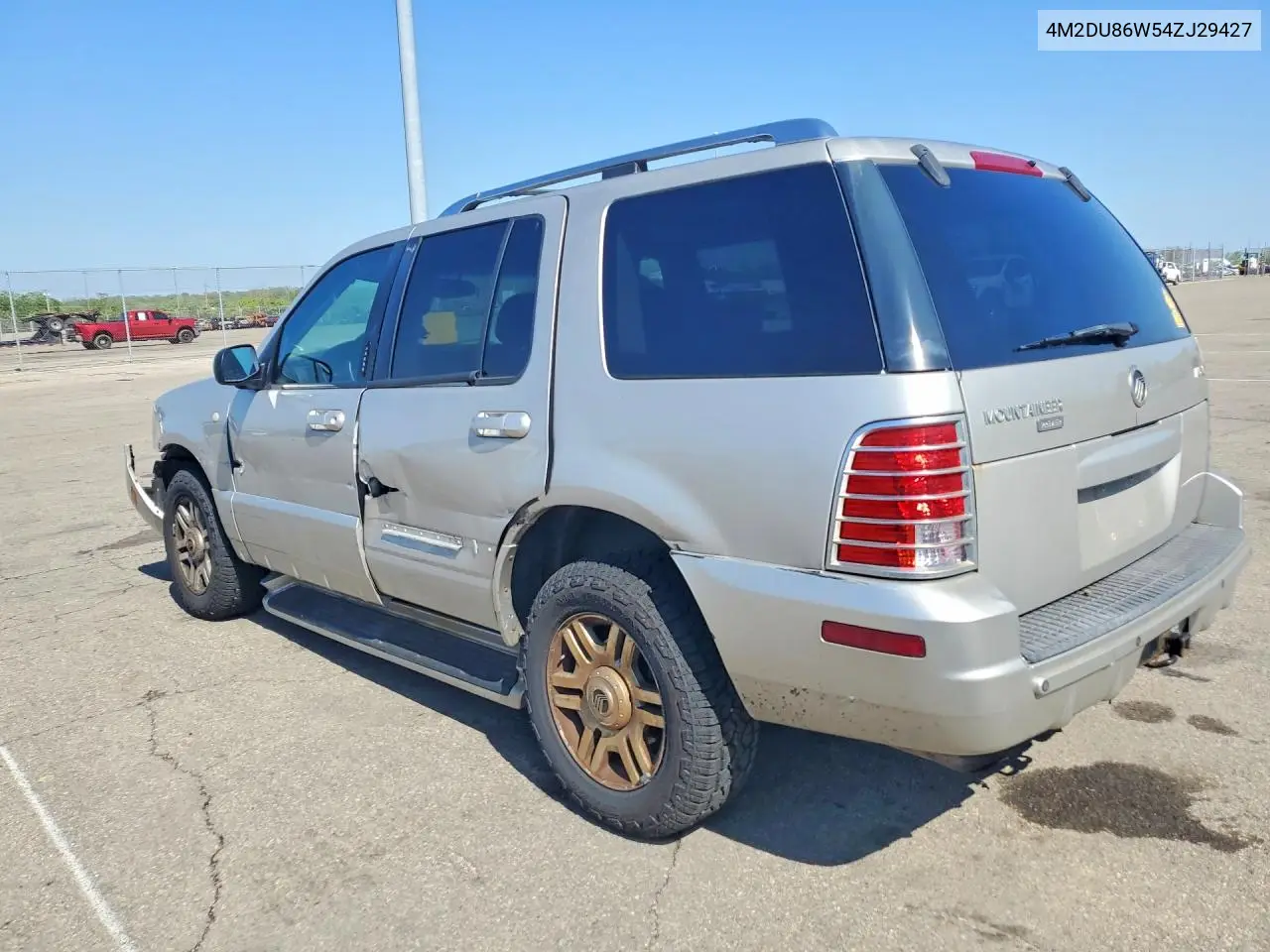 2004 Mercury Mountaineer VIN: 4M2DU86W54ZJ29427 Lot: 50784006