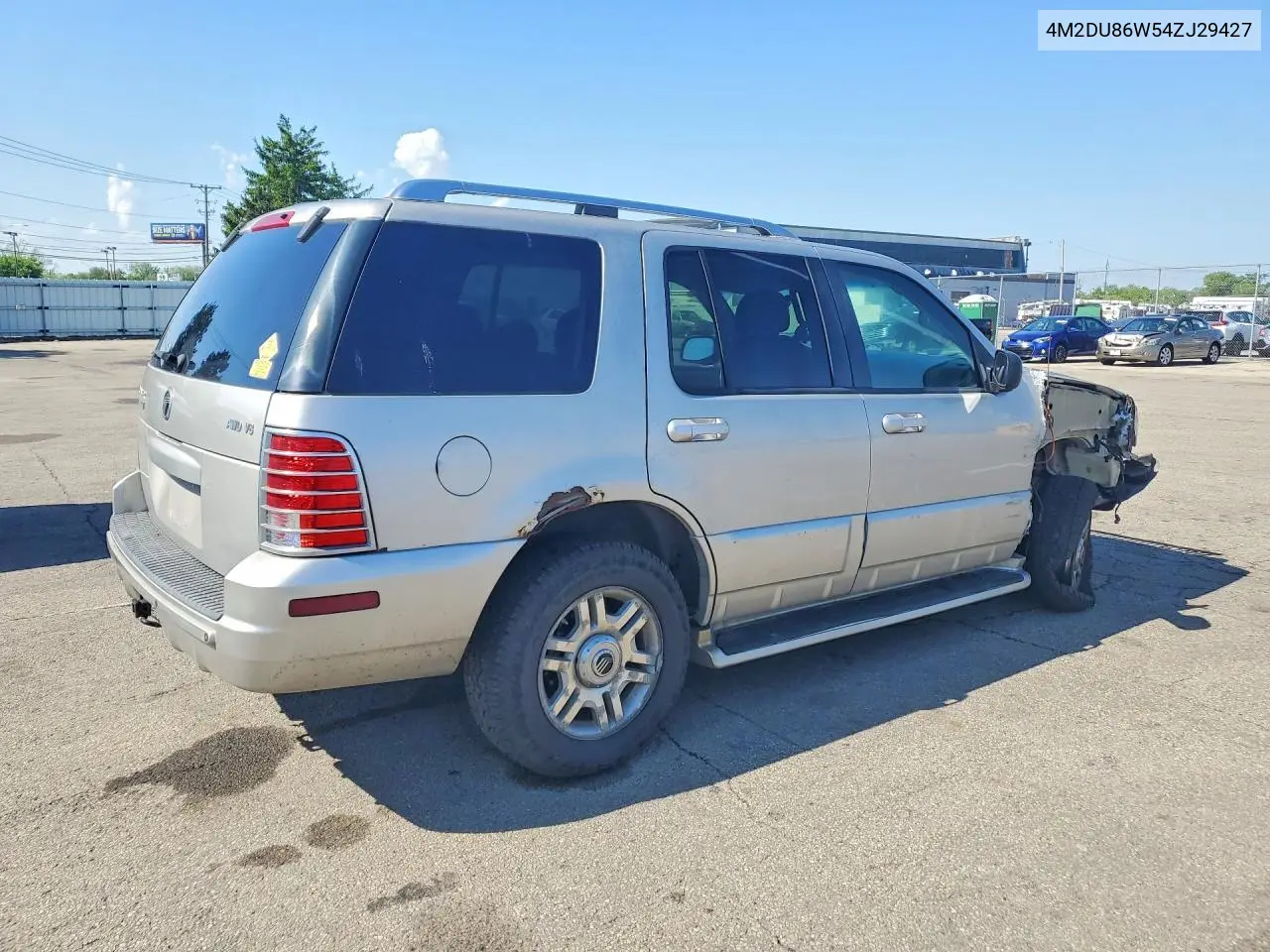 2004 Mercury Mountaineer VIN: 4M2DU86W54ZJ29427 Lot: 50784006