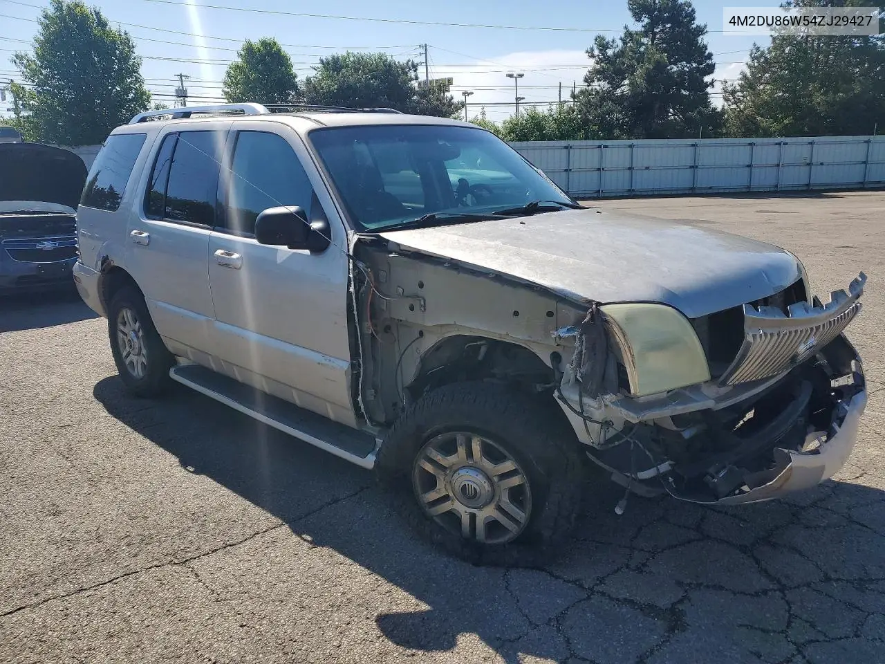 2004 Mercury Mountaineer VIN: 4M2DU86W54ZJ29427 Lot: 50784006