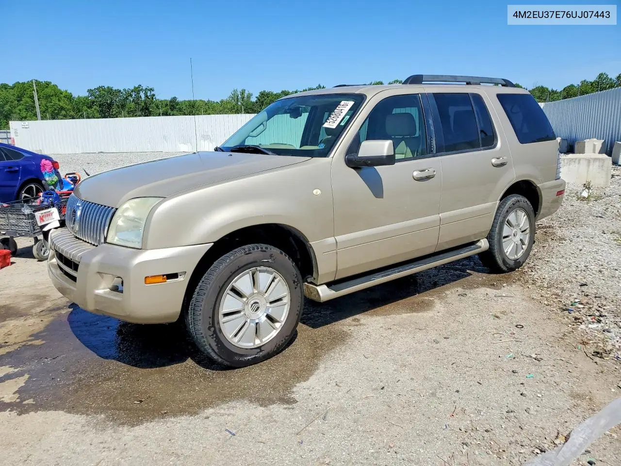 2006 Mercury Mountaineer Luxury VIN: 4M2EU37E76UJ07443 Lot: 52680416