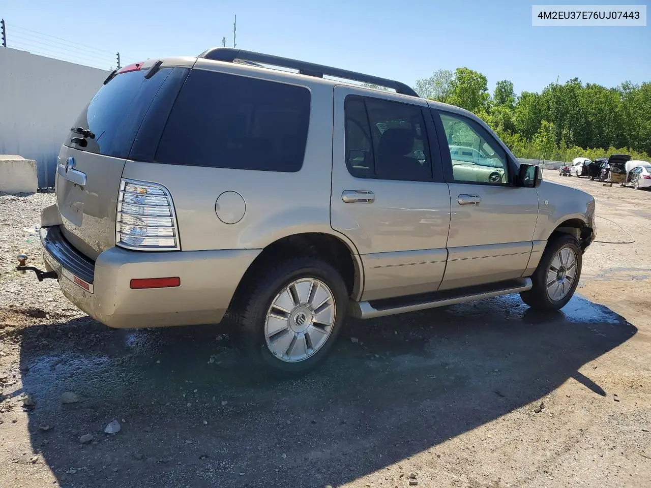 2006 Mercury Mountaineer Luxury VIN: 4M2EU37E76UJ07443 Lot: 52680416