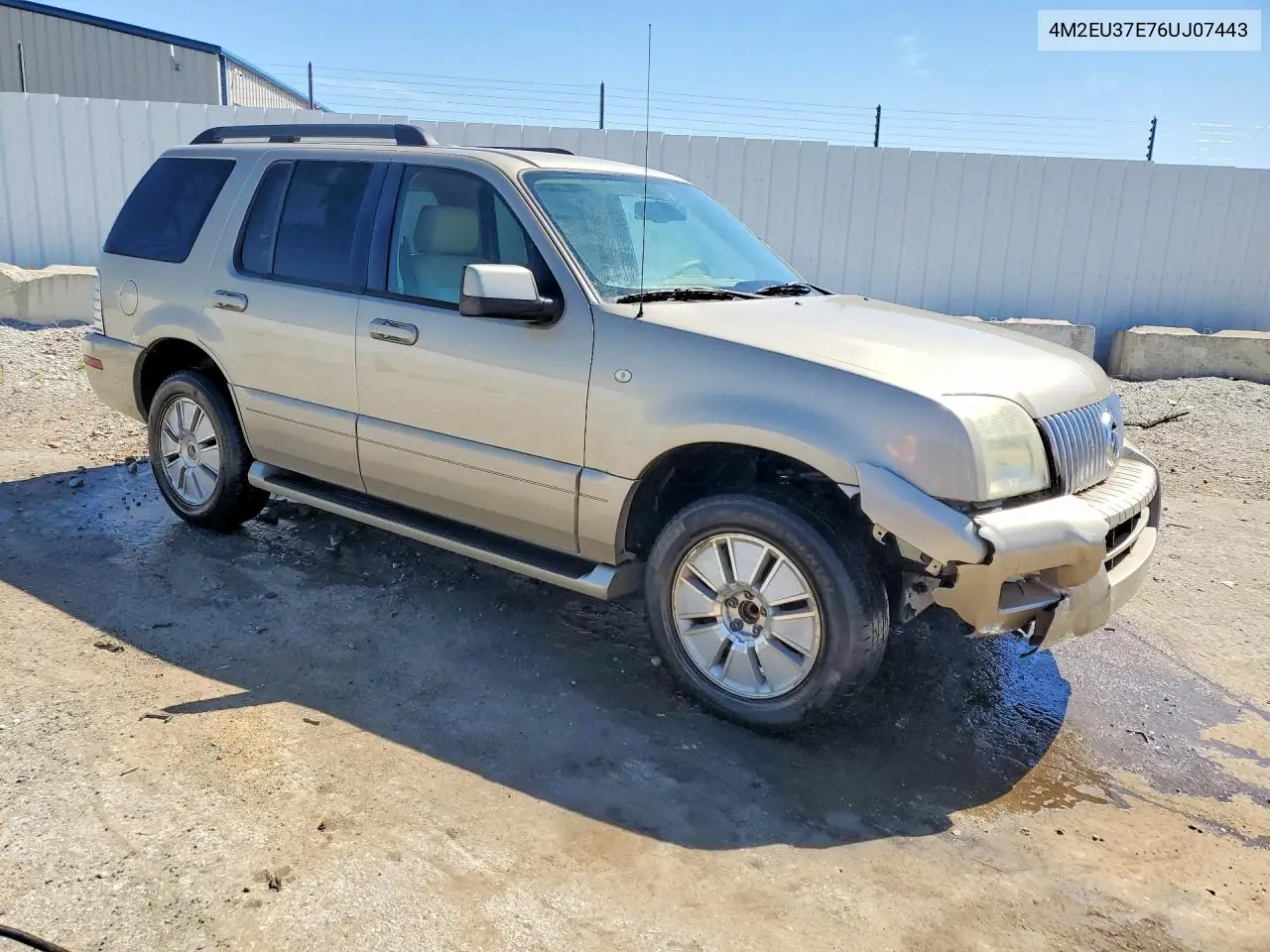 2006 Mercury Mountaineer Luxury VIN: 4M2EU37E76UJ07443 Lot: 52680416