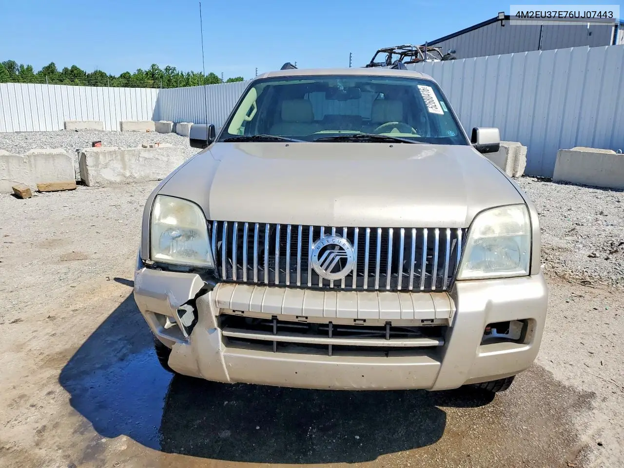 2006 Mercury Mountaineer Luxury VIN: 4M2EU37E76UJ07443 Lot: 52680416