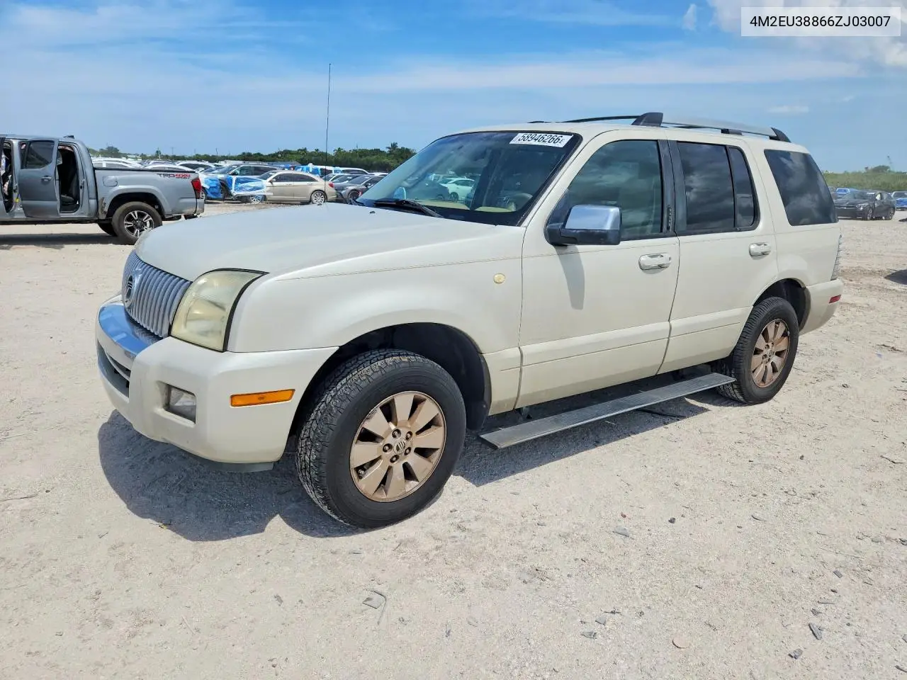 2006 Mercury Mountaineer Premier VIN: 4M2EU38866ZJ03007 Lot: 58946266