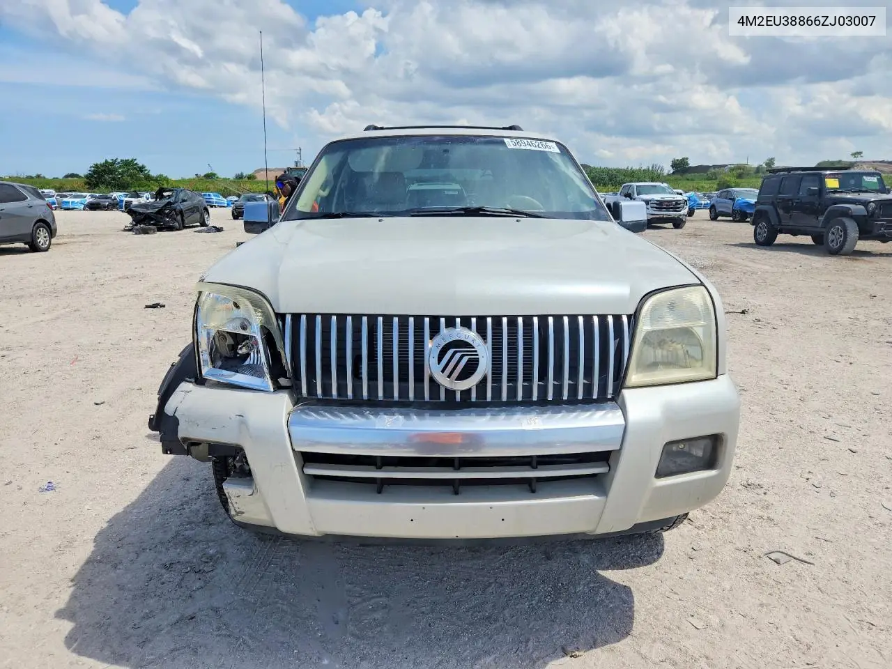2006 Mercury Mountaineer Premier VIN: 4M2EU38866ZJ03007 Lot: 58946266