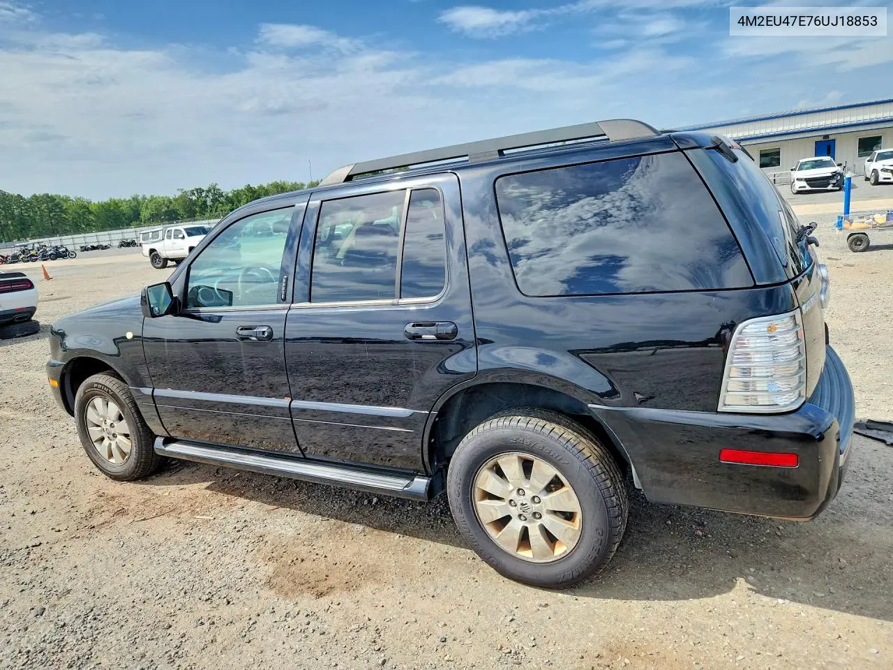2006 Mercury Mountaineer Luxury VIN: 4M2EU47E76UJ18853 Lot: 62132706