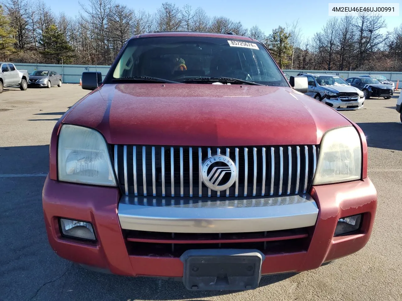 2006 Mercury Mountaineer Convenience VIN: 4M2EU46E46UJ00991 Lot: 85725674